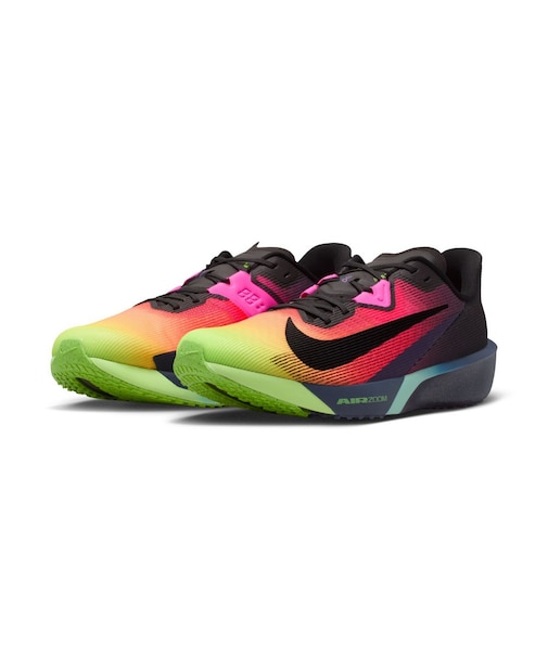 ナイキ(NIKE)ランニングシューズ トレーニングシューズ 部活 エア ズーム ライバルフライ 4 GLAM ブラック レッド IO9565-400