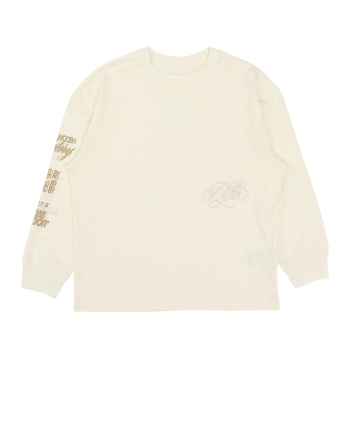 ナイキ（NIKE）ガールズ スポーツウェア オーバーサイズ 長袖Tシャツ GFX II1159-047