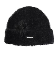 エクストララージ(XLARGE)帽子 MOHAIR ニットキャップ 101254051012-BLACK