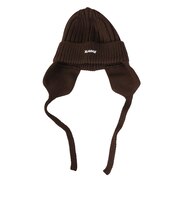 エクストララージ(XLARGE)帽子 EARFLAP ニットキャップ 101254051009-BROWN