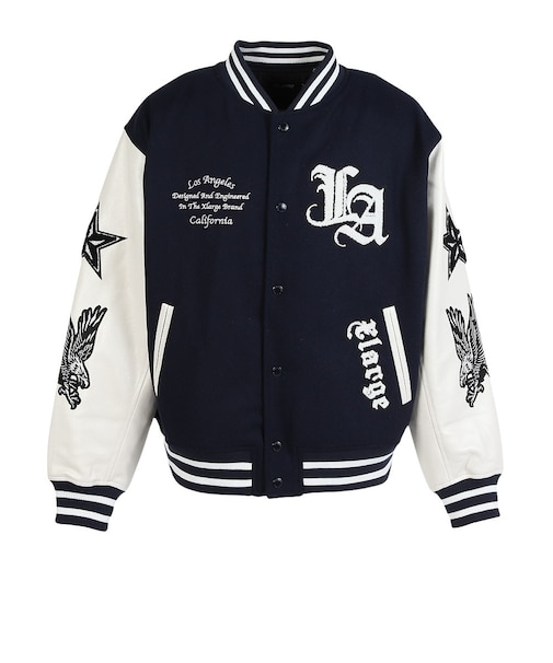 エクストララージ（XLARGE）VARSITY ジャケット 101254021004-NAVY
