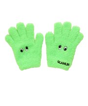 ジュニア 5本指 ニット グローブ GKFG NEON GREEN
