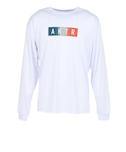 アクター（AKTR）バスケットボールウェア FADE BOX LOGO SPORTS 長袖Tシャツ 225-020005 WH