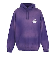 エクストララージ(XLARGE)DISCHARGE PRINTED SLANTED スウェットパーカー 101254012011-PURPLE