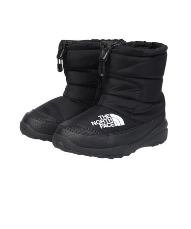 ザ・ノース・フェイス(THE NORTH FACE)ジュニアブーツ ヌプシ ブーティ VII ブラック NFJ52288 K ウィンターブーツ 防水 保温 雪…