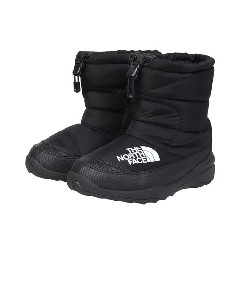 ザ・ノース・フェイス(THE NORTH FACE)ジュニアブーツ ヌプシ ブーティ VII ブラック NFJ52288 K ウィンターブーツ 防水 保温 雪…