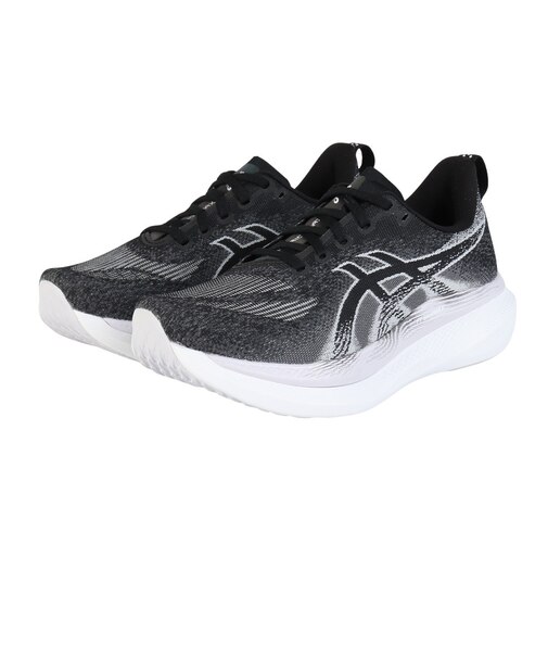 アシックス(ASICS)ランニングシューズ ジョギングシューズ グライドライド マックス 2 ワイド ブラック 1012B927.001