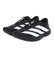 アディダス(adidas)ランニングシューズ トレーニングシューズ 部活 アディゼロ EVO SL ウーブン ブラック ホワイト OOS26-JR4728 ス…