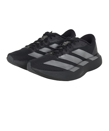 アディダス(adidas)ランニングシューズ トレーニングシューズ 部活 アディゼロ EVO SL ブラック OPU30-JR4737 スポーツシューズ