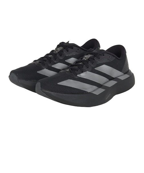 アディダス(adidas)ランニングシューズ トレーニングシューズ 部活 アディゼロ EVO SL ブラック OPU30-JR4737 スポーツシューズ