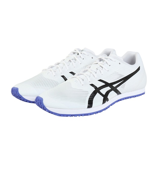 アシックス(ASICS)ランニングシューズ トレーニングシューズ 部活 ウインドスプリント 3 ホワイト ブルー 1093A208.101