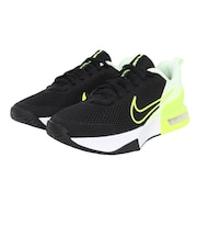 ナイキ(NIKE)ジムシューズ トレーニングシューズ エア マックス アルファ トレーナー 6 ブラック グリーン FQ1833-013 フィットネス シューズ