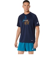 アシックス（ASICS）ROAD ランニンググラフィック半袖シャツ 2011D446.400