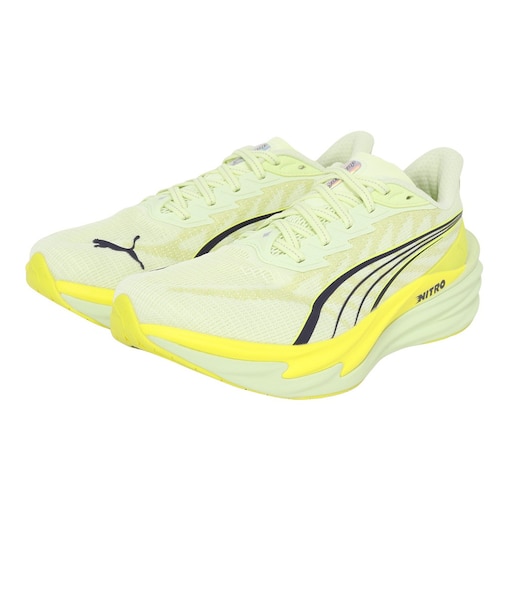 プーマ（PUMA）ランニングシューズ ジョギングシューズ ディヴィエイト ニトロ 4 フラッシュイエロー 31212304 スポーツ シューズ