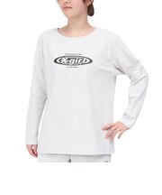 エックスガール(X-gir)サークル ロゴ ロングスリーブ Tシャツ 155253013006-OFF WHITE