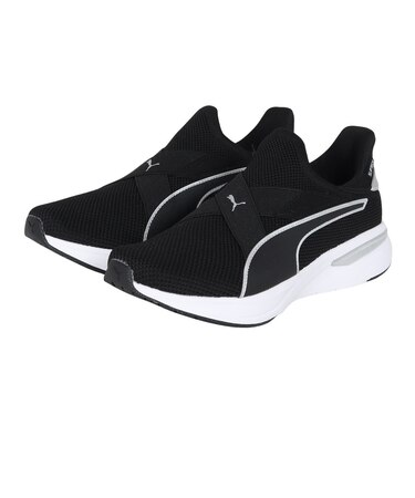 プーマ（PUMA）スニーカー スポーツシューズ ソフトライド チャーム イーズイン ブラック 31224701 カジュアルシューズ