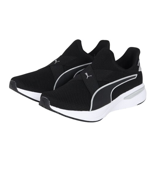 プーマ（PUMA）スニーカー スポーツシューズ ソフトライド チャーム イーズイン ブラック 31224701 カジュアルシューズ