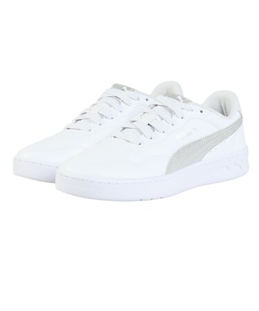 プーマ（PUMA）スニーカー スポーツシューズ コート ラリー メタリック ウィス ホワイト シルバー 40605802 カジュアル シューズ