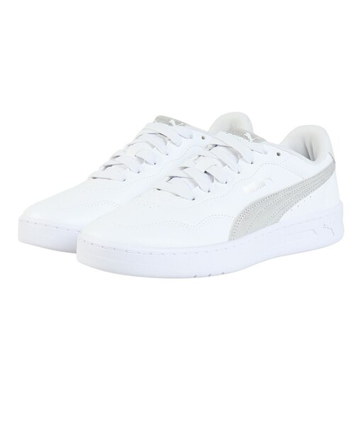 プーマ（PUMA）スニーカー スポーツシューズ コート ラリー メタリック ウィス ホワイト シルバー 40605802 カジュアル シューズ