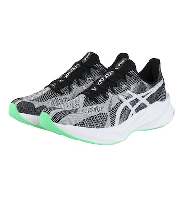 アシックス(ASICS)ランニングシューズ ジョギングシューズ ダイナブラスト 5 ブラック ホワイト 1011B983.003 スポーツシューズ
