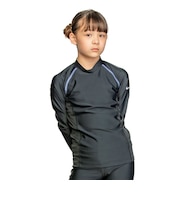 ナイキ(NIKE)ジュニア ラッシュガード ガールズ 女の子 長袖 ハイドロガード 120~170cm 1991084-012