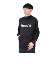 ハーレー(HURLEY)ラッシュガード 長袖 ファントム ワンアンドオンリー フルジップ フーディー MSRG251010-BLK