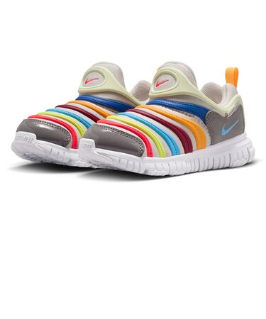 ナイキ(NIKE)キッズ スニーカー スポーツシューズ ダイナモ フリー イージー オン/オフ グレー PS 343738-033 カジュアル シューズ
