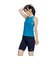 ナイキ（NIKE）水着 レディース 水泳 ノースリジップ付きセパレーツ ターコイズ M-LLサイズ 2993152-023