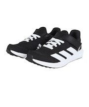 アディダス(adidas)ジュニア スポーツシューズ ベルクロ ベルト付き スニーカー ファイト EL K ブラック ホワイト NSZ68-JQ9517 シュ…