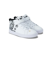 ディーシーシューズ(DC SHOES)ジュニア スニーカー キッズ CG ハイトップ ライト EV ホワイト ブラック 26SPDK261605WLK スポー…