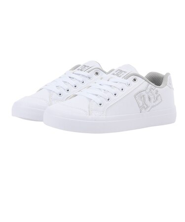 ディーシーシューズ（DC SHOES）スニーカー ボーダーシューズ ウィメンズ チェルシー プラス SE SN ホワイト シルバー 26SPDW261301S…