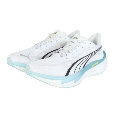 プーマ(PUMA)ランニングシューズ ジョギングシューズ ディヴィエイト ニトロ 4 ホワイト 31212309 スポーツ シューズ