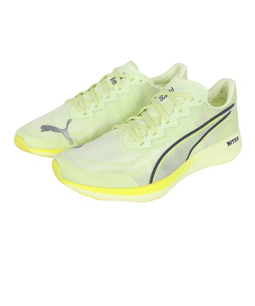 プーマ（PUMA）ランニングシューズ ジョギングシューズ プロピオ ニトロ 3 フラッシュイエロー 1142909 スポーツ シューズ