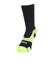 ツー・タイムズ・ユー(2XU)ランニングソックス 靴下 ヴェクターライトクッションクルーソックス UA7005E-BLK/VOL