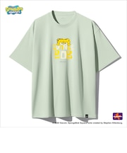 スポルディング(SPALDING)バスケットボールウェア 半袖Tシャツ スポンジボブ モノクローム SMT26032SDM