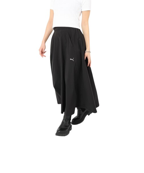 プーマ（PUMA）ESS エレベーテッド ウーブン スカート 693755 01 BLK