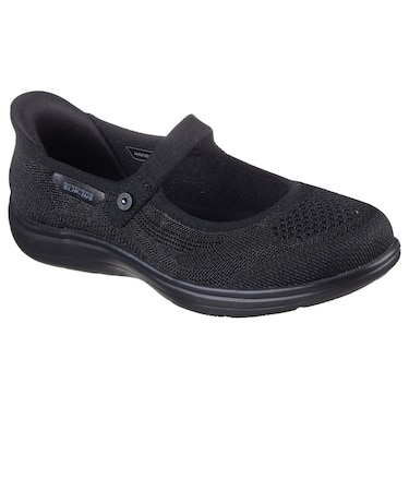 スケッチャーズ(SKECHERS)スニーカー ウォーキングシューズ スリップインズ オンザゴー フレックス ラディアント エステル ブラック 138497-B…
