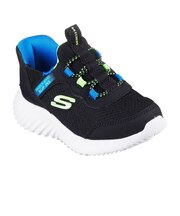 スケッチャーズ(SKECHERS)ジュニアスニーカー ボーイズ スポーツシューズ スリップインズ バウンダー ブリスクバースト ブラック ライム 403822…