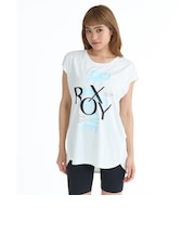 ロキシー(ROXY)フィットネス 半袖Tシャツ OWN YOUR PACE 26SPRST261537WHT