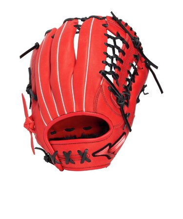 ミズノ（MIZUNO）少年軟式用グラブ オールラウンド用 野球グローブ ジュニア ウィルドライブ レッド サイズLL 1AJGY34630 7009