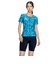 ナイキ（NIKE）フィットネス水着 レディース 水泳 半袖ジップ付きプリントセパレーツ（ブラシ） 2993158-023