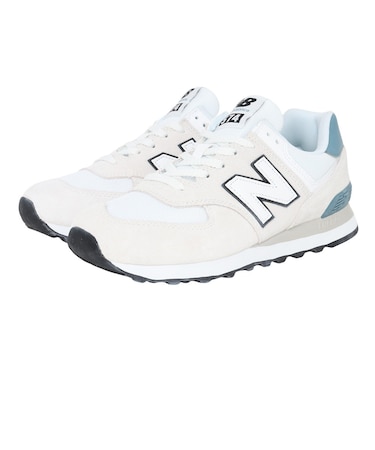 ニューバランス(new balance)スニーカー スポーツシューズ 574 ホワイト ブルー U57452Z D スポーツ カジュアル シューズ