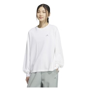 アディダス(adidas)エッセンシャルズ プラス スモール ロゴ ルーズフィット 長袖Tシャツ KS541-KF8265