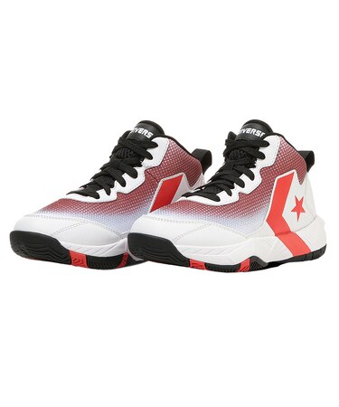 コンバース(CONVERSE)ジュニアバスケットシューズ バッシュ VICSTAR MD ヴィックスター W/R/B 33500480