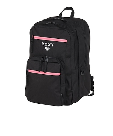 ロキシー（ROXY）リュック NEW BEGINNING バックパック 黒×ピンク RBG261304PEA デイバッグ スクエア型