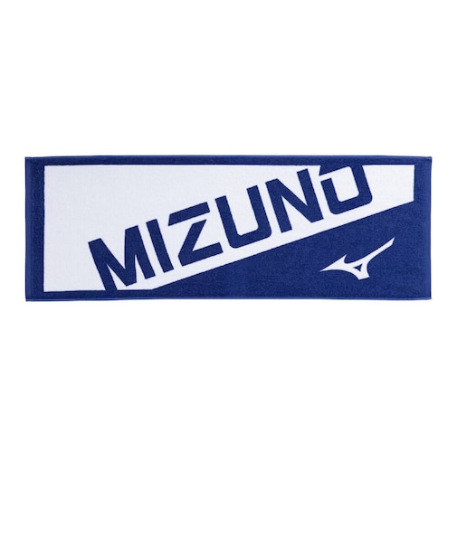 ミズノ（MIZUNO）スポーツタオル 今治製 青×白 40-110cm 32JYD10171 タオル 箱入り