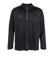 ニューバランス(new balance)サッカーウェア ストレッチニット ハーフジップトップ MT61R45LBK