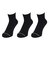 ザ・ノース・フェイス（THE NORTH FACE）ランニング アンイーブン ドライ 3足組 アンクル ソックス ブラック NN82605 K