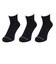 ザ・ノース・フェイス（THE NORTH FACE）ランニング アンイーブン ドライ 3足組 アンクル ソックス ブラック NN82605 K