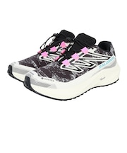サロモン(SALOMON)ランニングシューズ ジョギングシューズ エアロ フロー グラベル ゴアテックス W グレー ブラック L49256200 スポーツ …